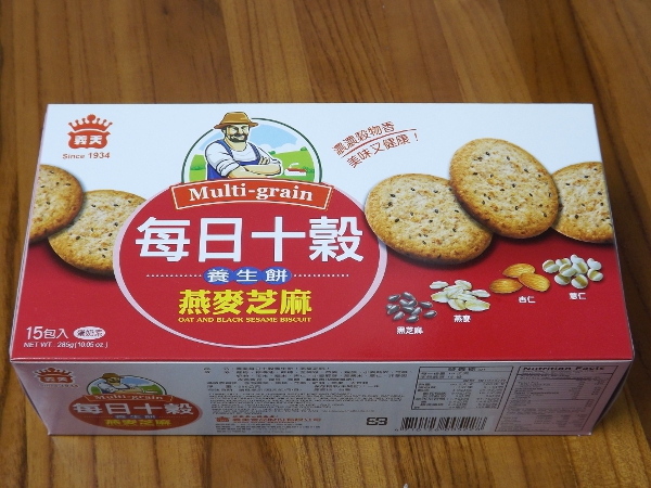 義美 Multi-grain 每日十穀物養生餅燕麥芝麻口味