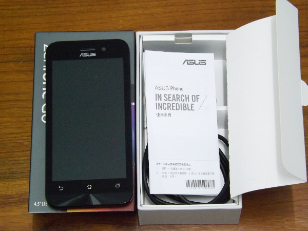 ASUS Zenfone Go ZB450KL 使用說明書出現