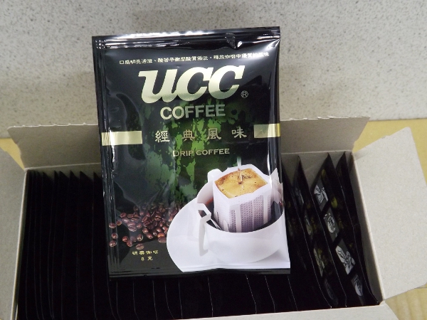 單一包UCC 經典風味濾掛式咖啡為8公克