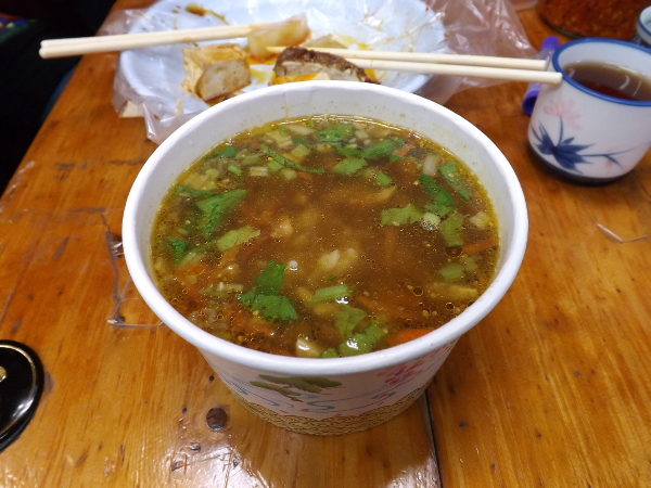 這是素香湯泡飯