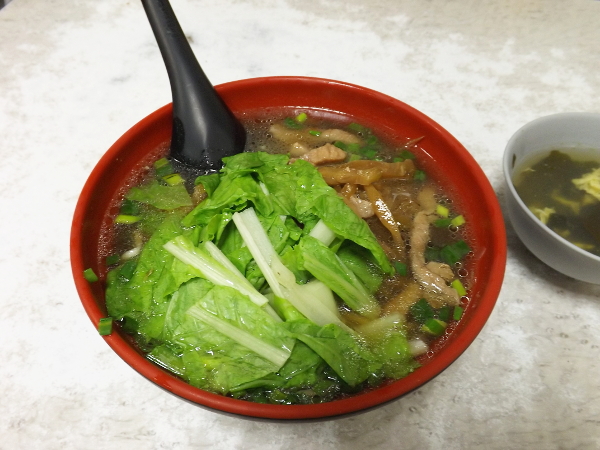 龍德小館的榨菜肉絲麵
