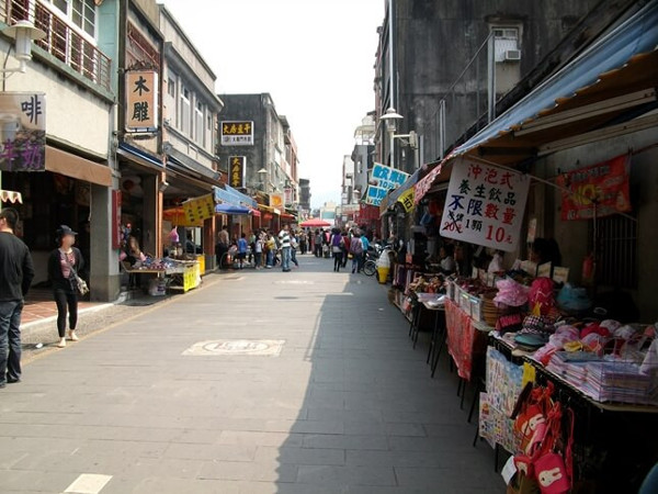 大溪老街的街道景象