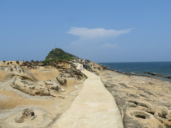 野柳地質公園的步道